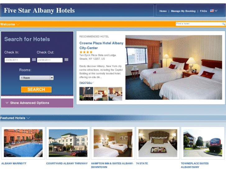 www.fivestaralbanyhotels.com