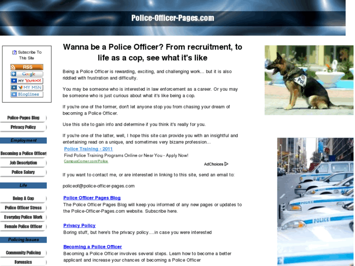 www.police-officer-pages.com