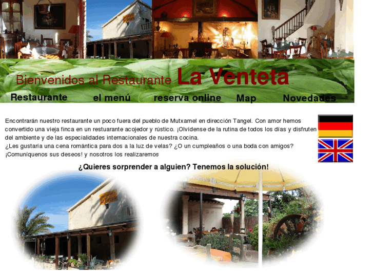 www.restaurantelaventeta.com