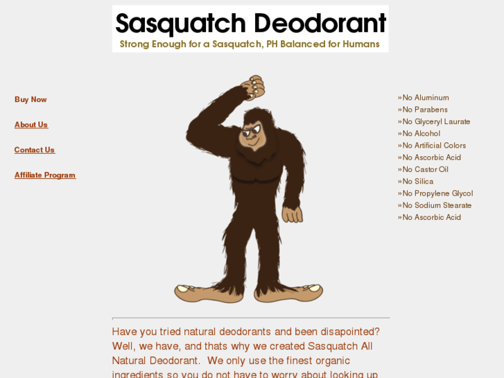 www.sasquatchdeodorant.com