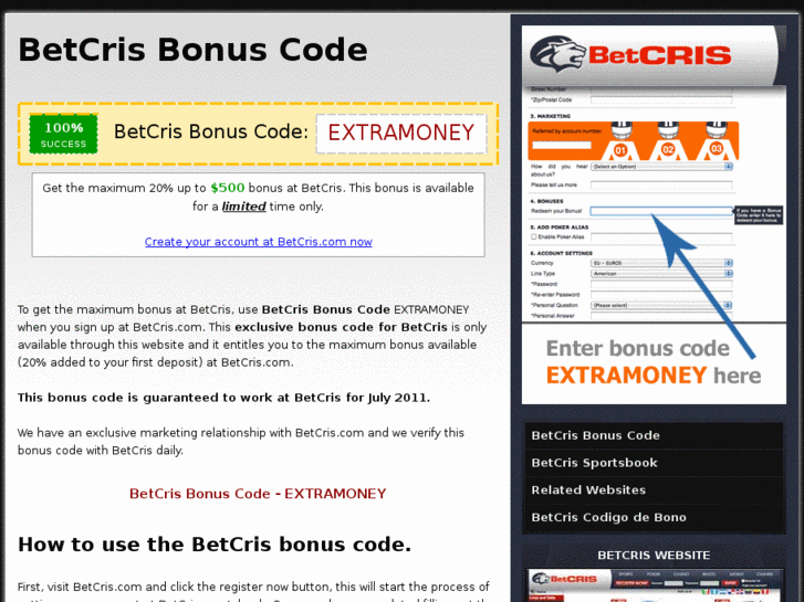 www.betcrisbonuscodes.com