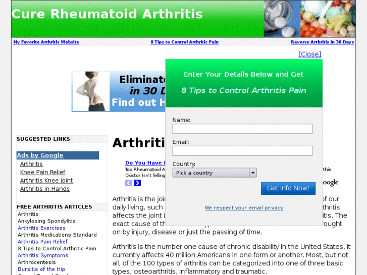 www.cure-rheumatoid-arthritis.com