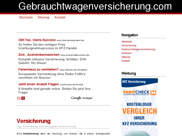 www.gebrauchtwagenversicherung.com