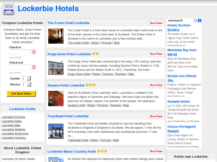 www.lockerbiehotels.com