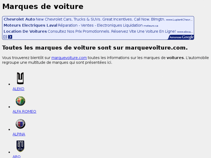 www.marquevoiture.com