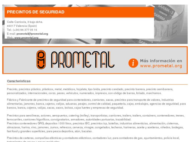 www.precintosprometal.com