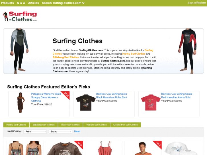 www.surfing-clothes.com