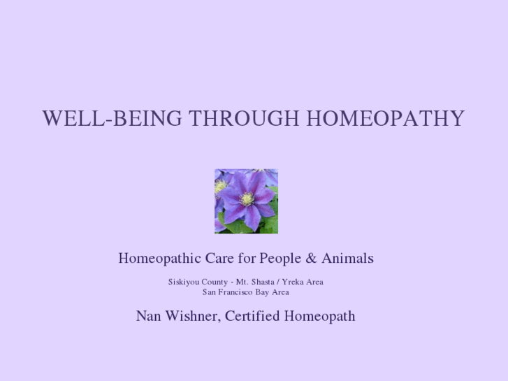 www.wellbeingthroughhomeopathy.com