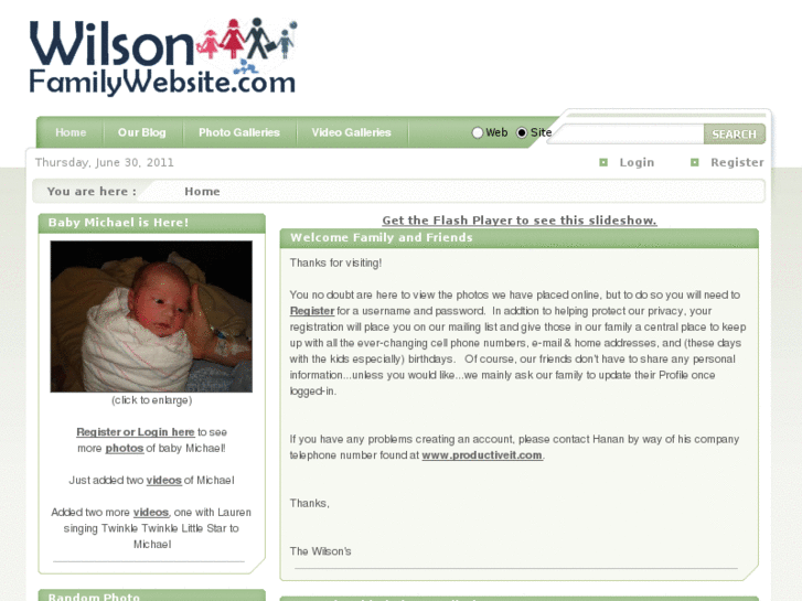 www.wilsonfamilywebsite.com