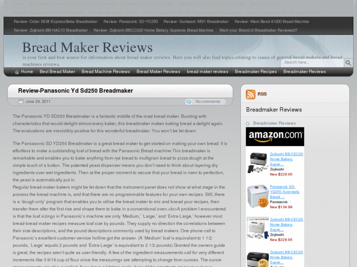 www.breadmakerreviews.com