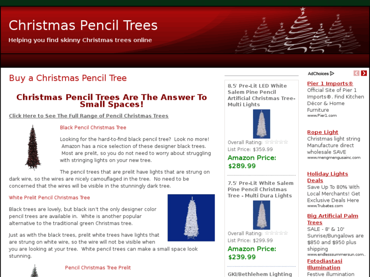 www.christmaspenciltrees.com