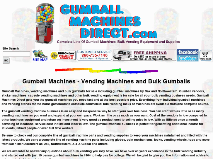 www.gumballmachinesdirect.com