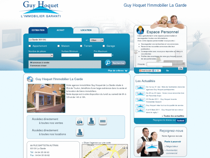 www.guyhoquet-immobilier-lagarde.com