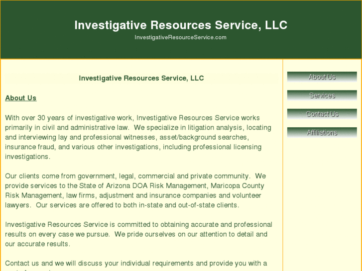 www.investigativeresourceservice.com