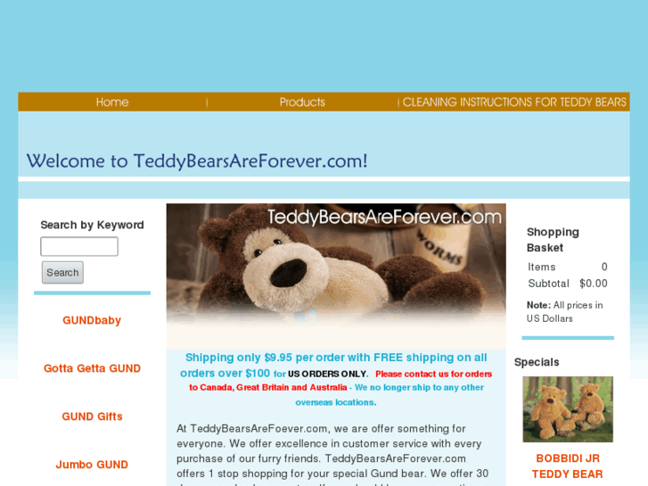 www.teddybearsareforever.com