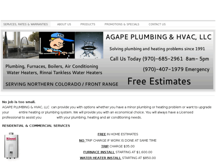 www.agapeplumbinghvac.com