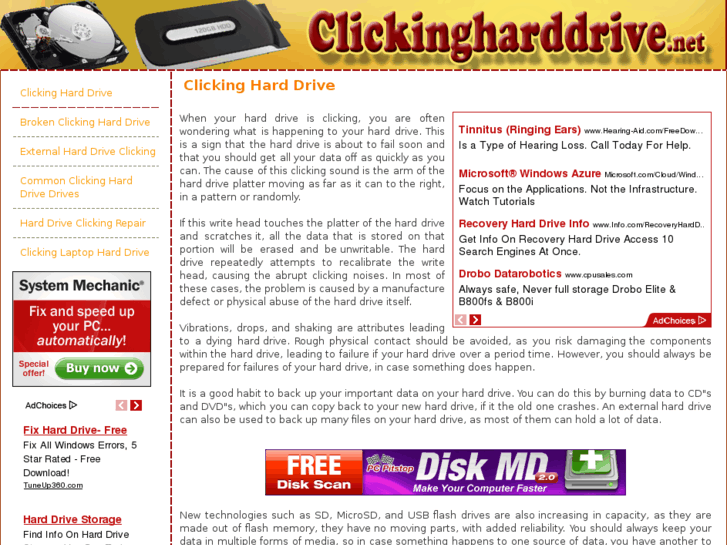 www.clickingharddrive.net