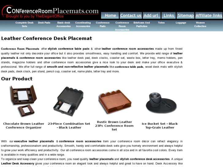 www.conferenceroomplacemats.com