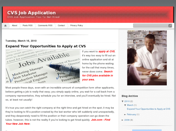 www.cvsjobapplication.org