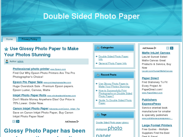 www.doublesidedphotopaper.org