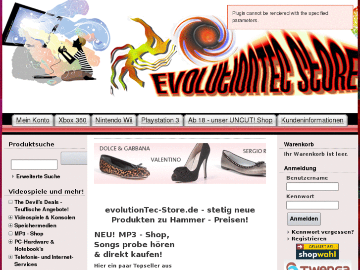 www.evolutiontec-store.com