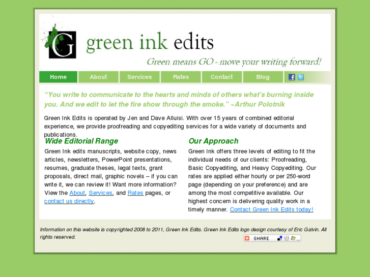 www.greeninkedits.com