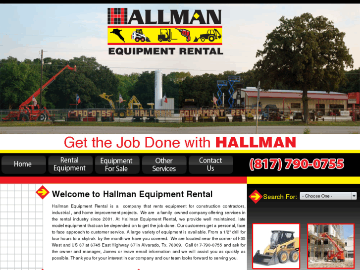 www.hallmanrental.com