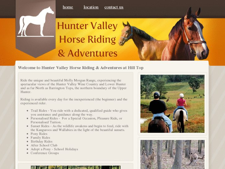 www.huntervalleyhorseriding.com.au