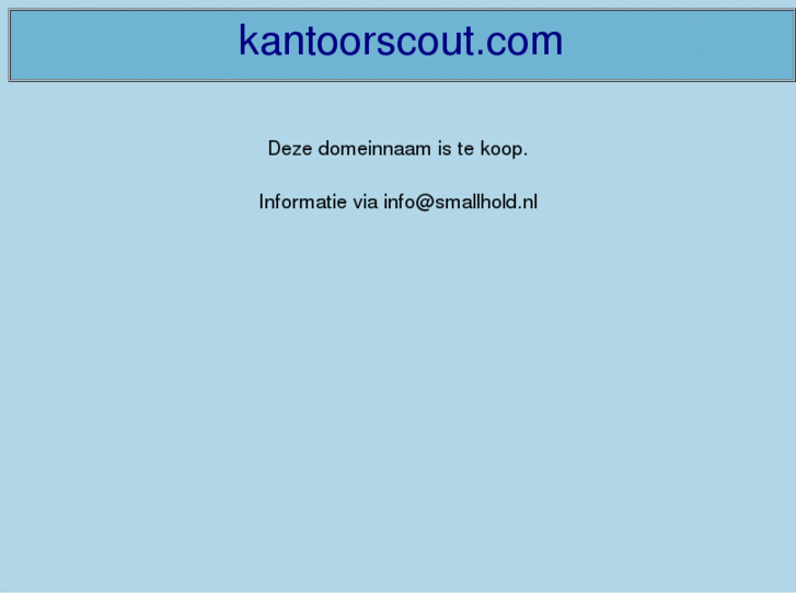 www.kantoorscout.com