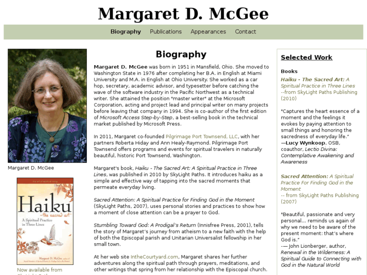 www.margaretdmcgee.com