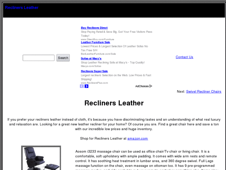 www.reclinersleather.com
