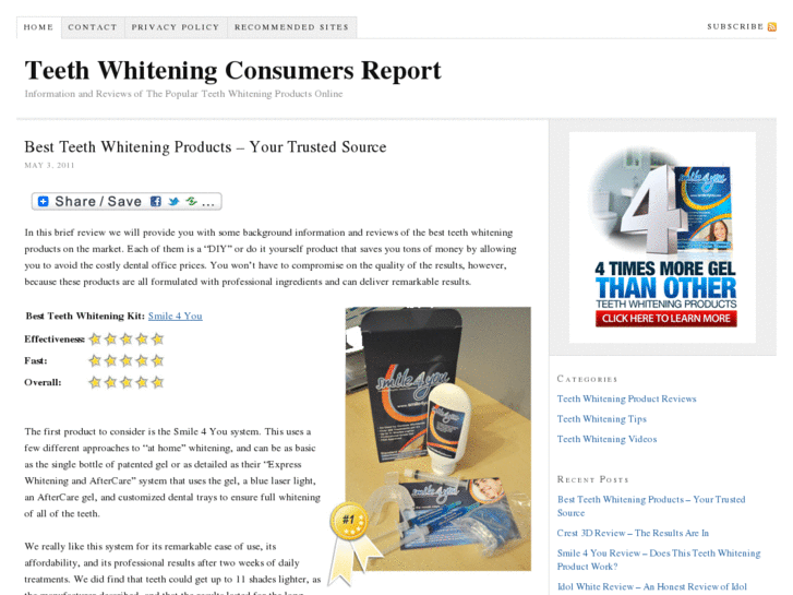 www.teethwhiteningconsumersreport.com