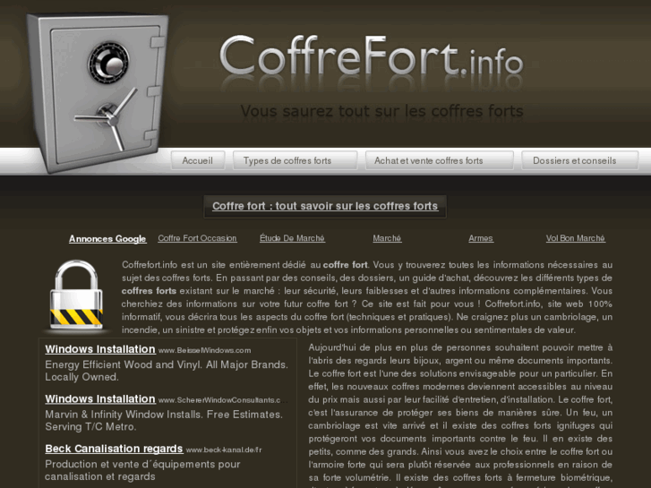 www.coffrefort.info