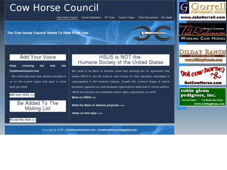 www.cowhorsecouncil.com