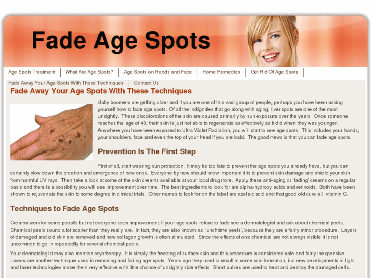 www.fadetheagespots.com