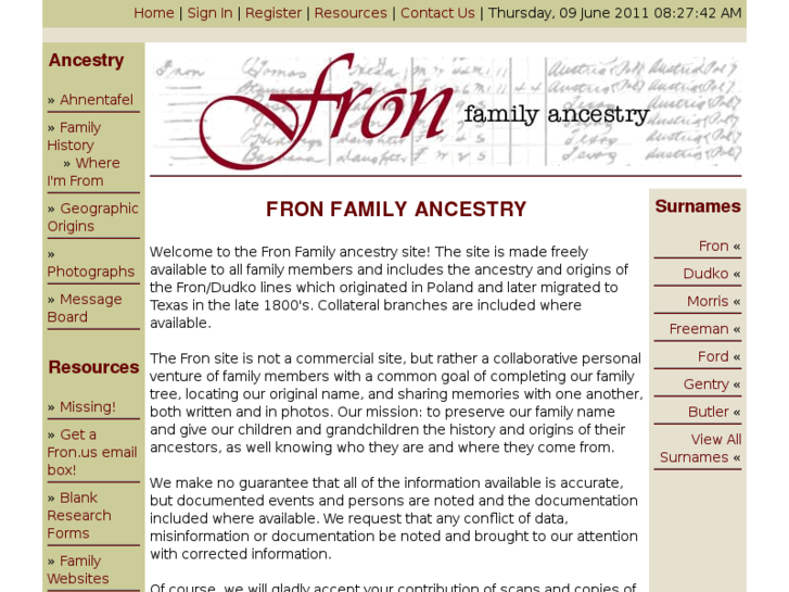 www.fronfamily.com