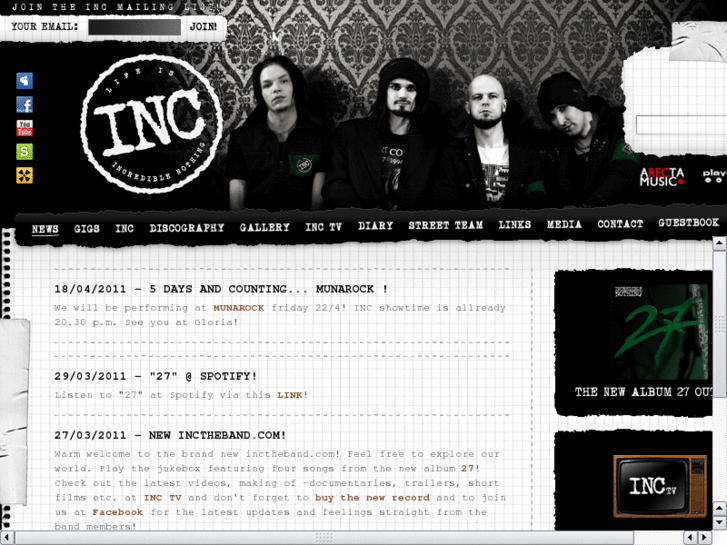 www.inctheband.com