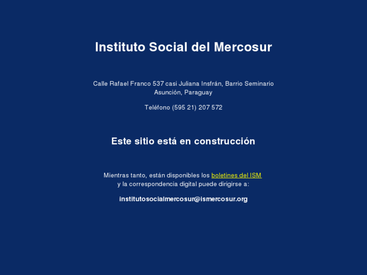 www.ismercosur.org