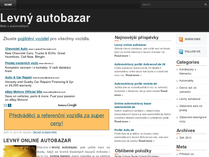 www.levny-autobazar.cz