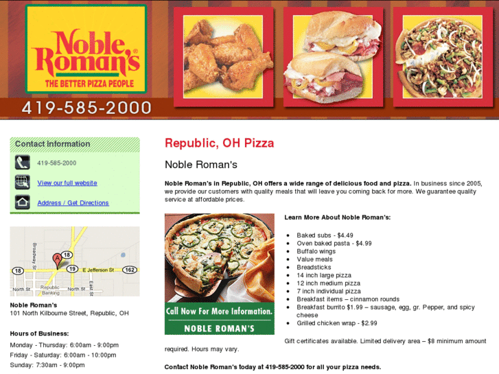 www.nobleromanspizzarepublic.com