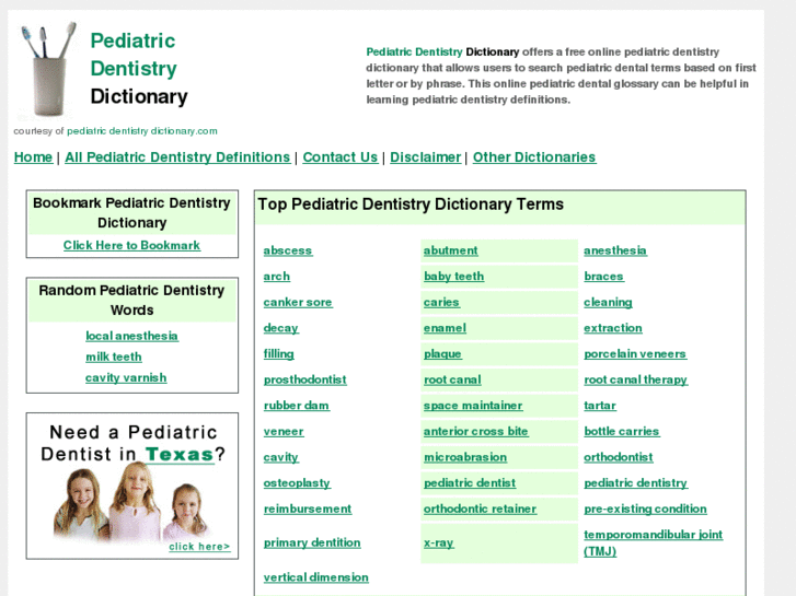 www.pediatricdentistrydictionary.com