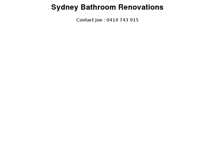 www.sydneybathroomrenovations.net