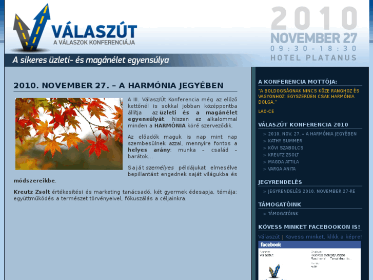 www.valaszut.com