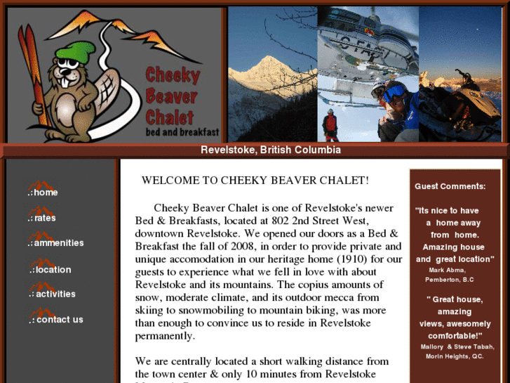 www.cheekybeaverchalet.com