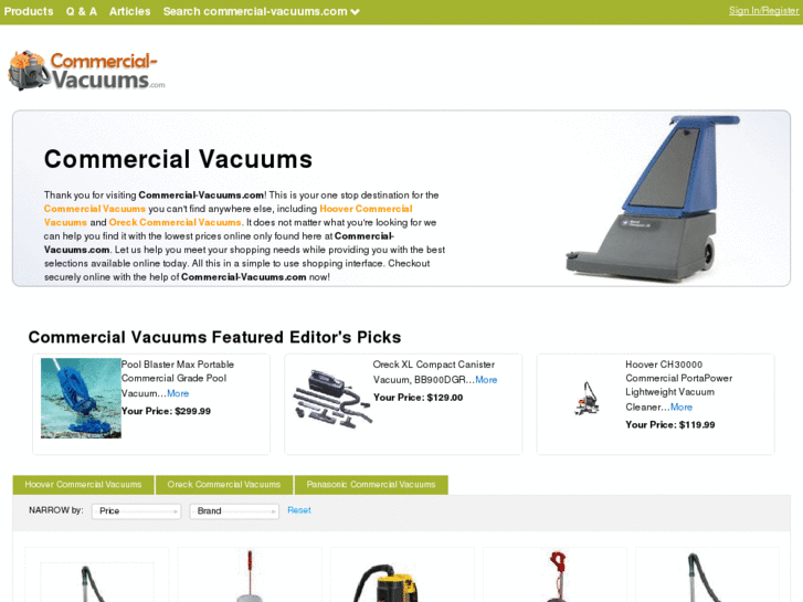 www.commercial-vacuums.com