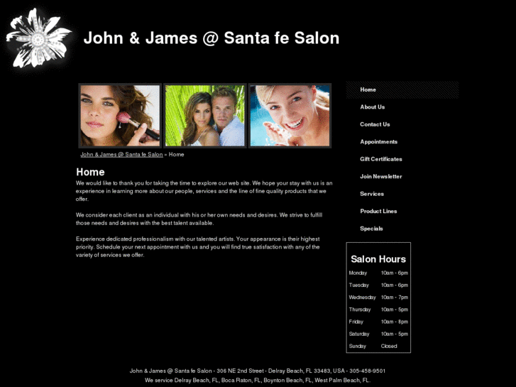 www.johnandjamessalon.com