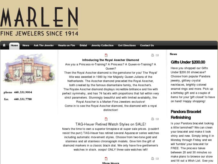 www.marlenjewelers.com
