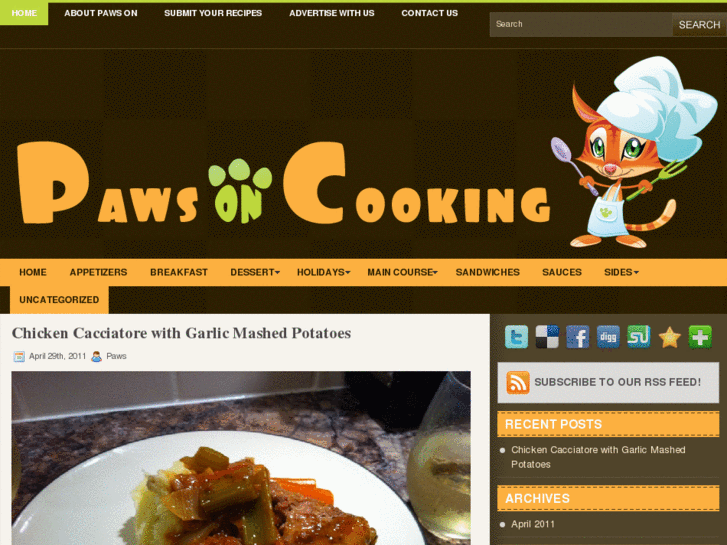 www.pawsoncooking.com