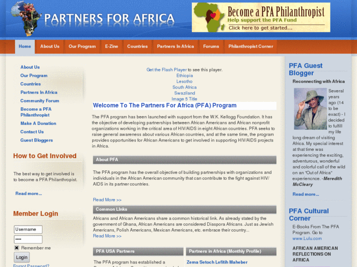 www.pfa-partnersforafrica.org