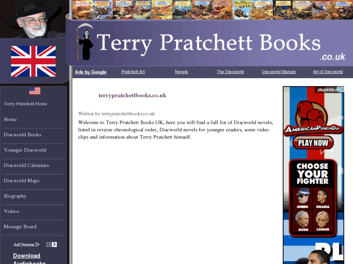 www.terrypratchettbooks.co.uk